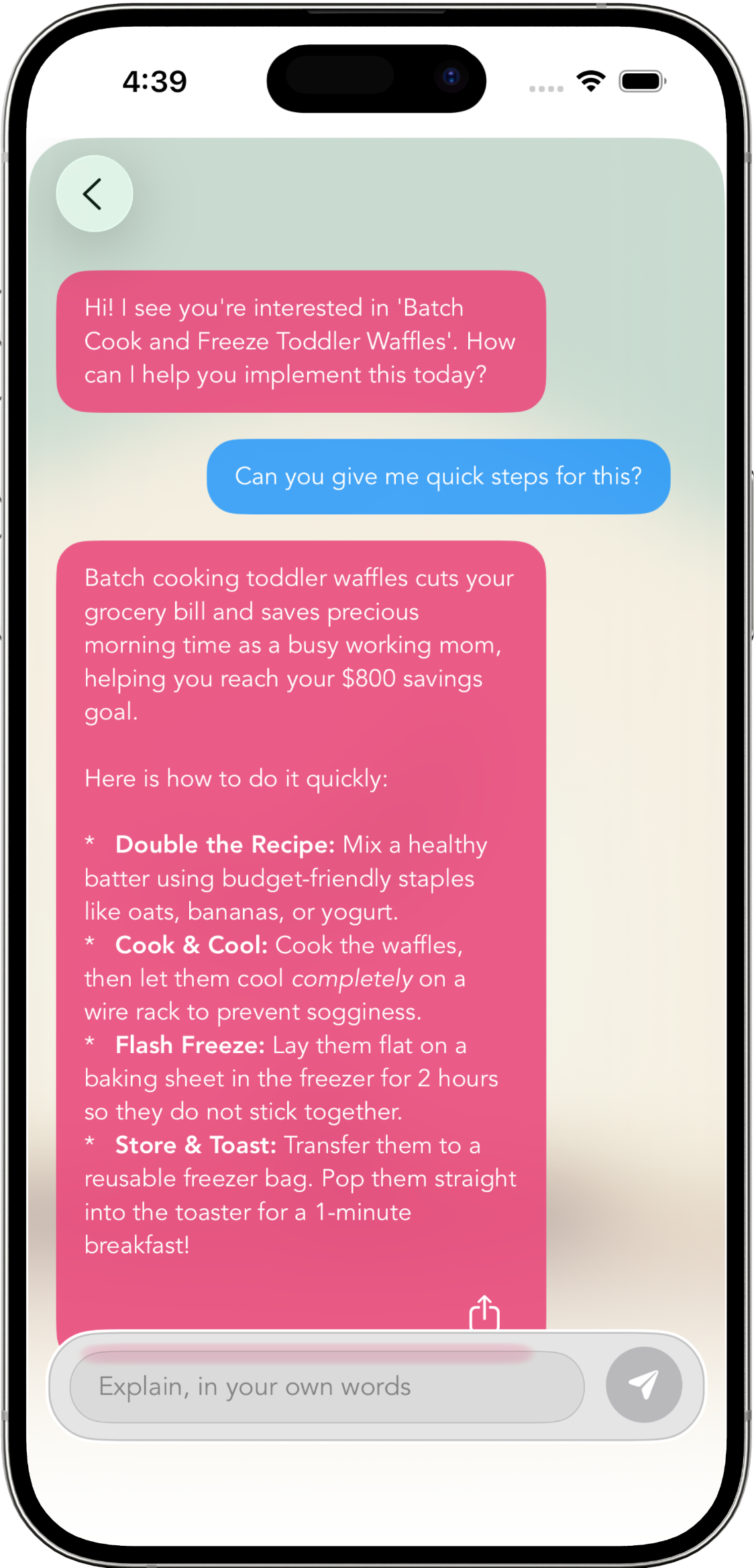 On-Demand AI Financial Coaching