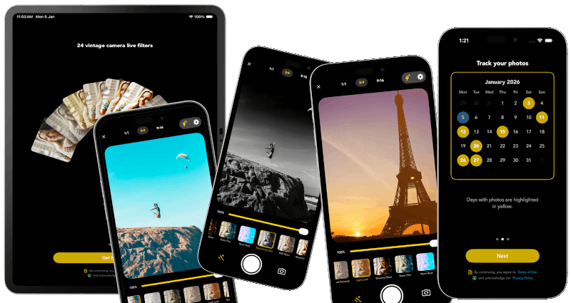 Retro Cam App Screenshot